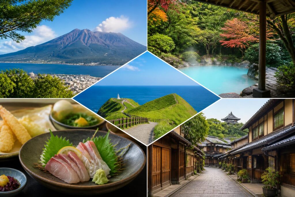 九州観光で訪れるべき近くの名所はどこ？